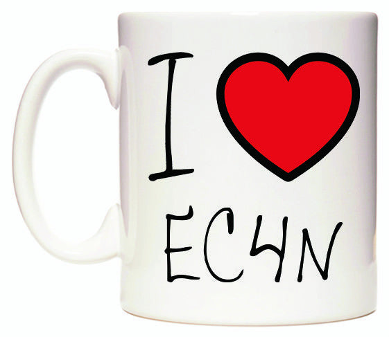 This mug features I Love EC4N
