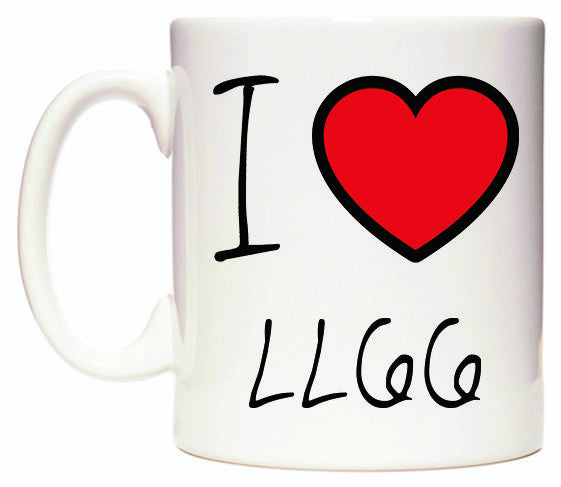 This mug features I Love LL66