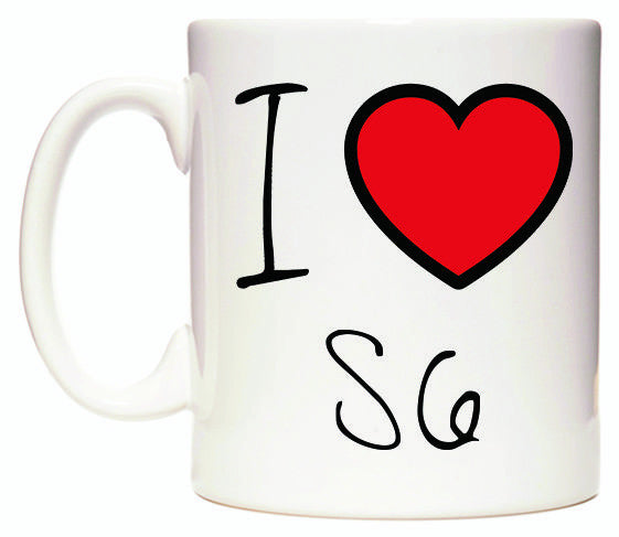 This mug features I Love S6