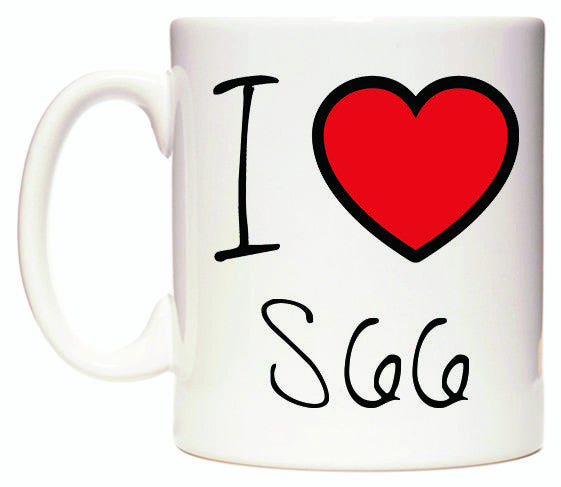 This mug features I Love S66