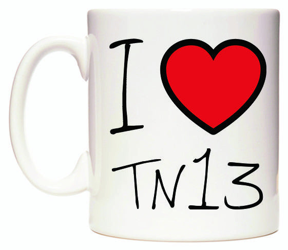This mug features I Love TN13