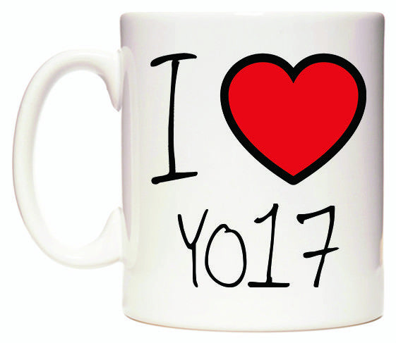 This mug features I Love YO17