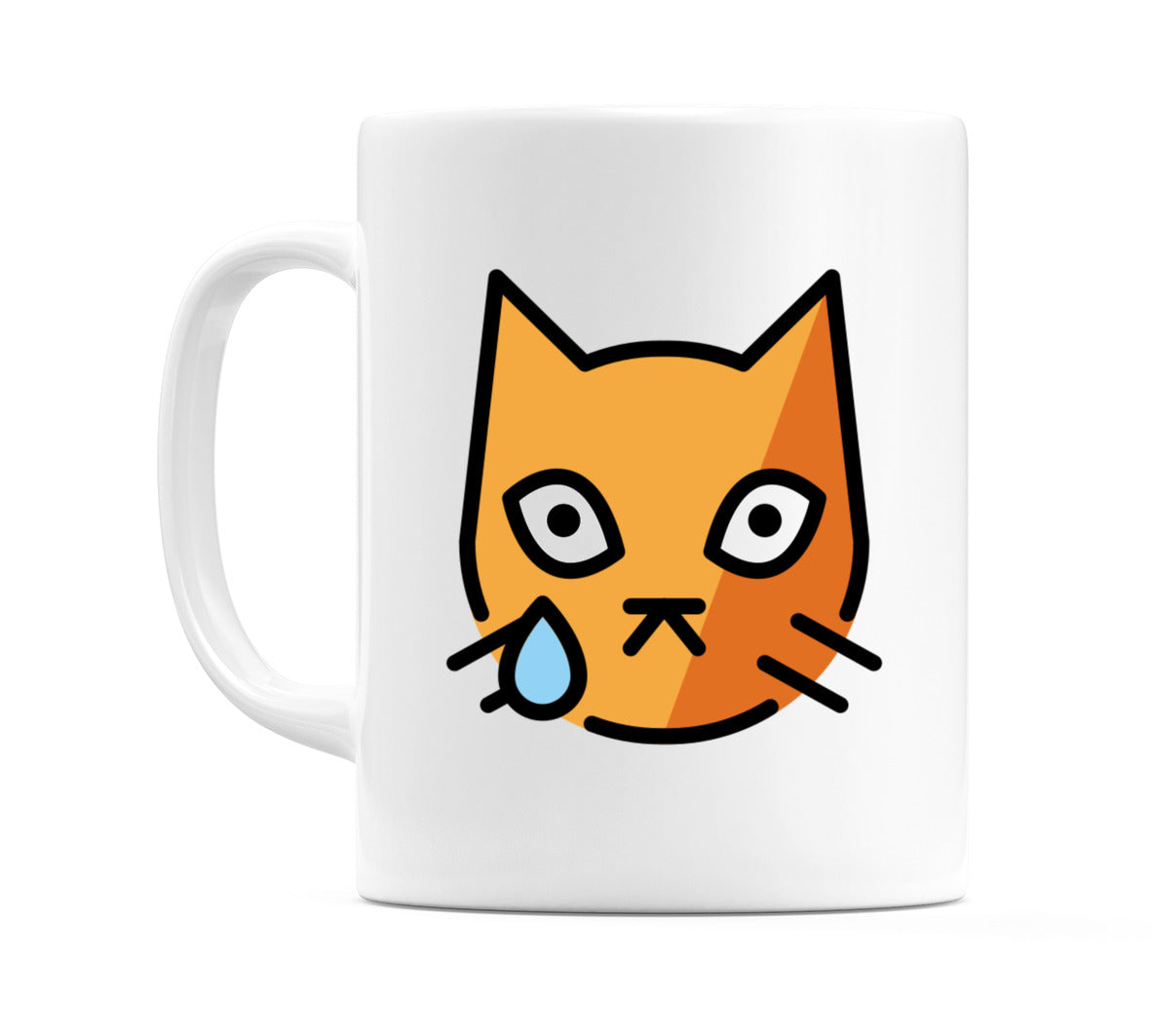 Crying Cat Emoji Mug