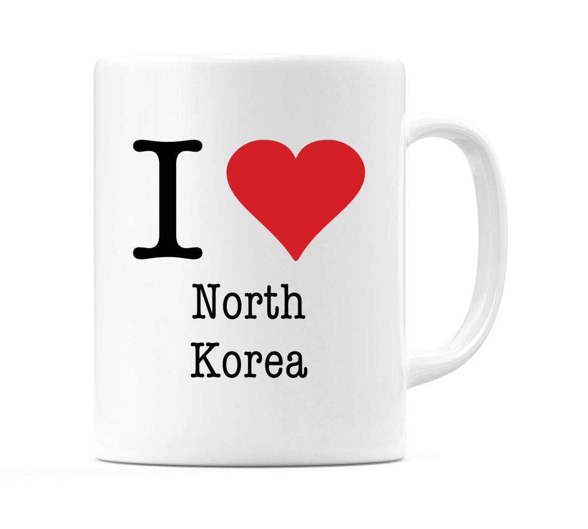 I Love North Korea Mug