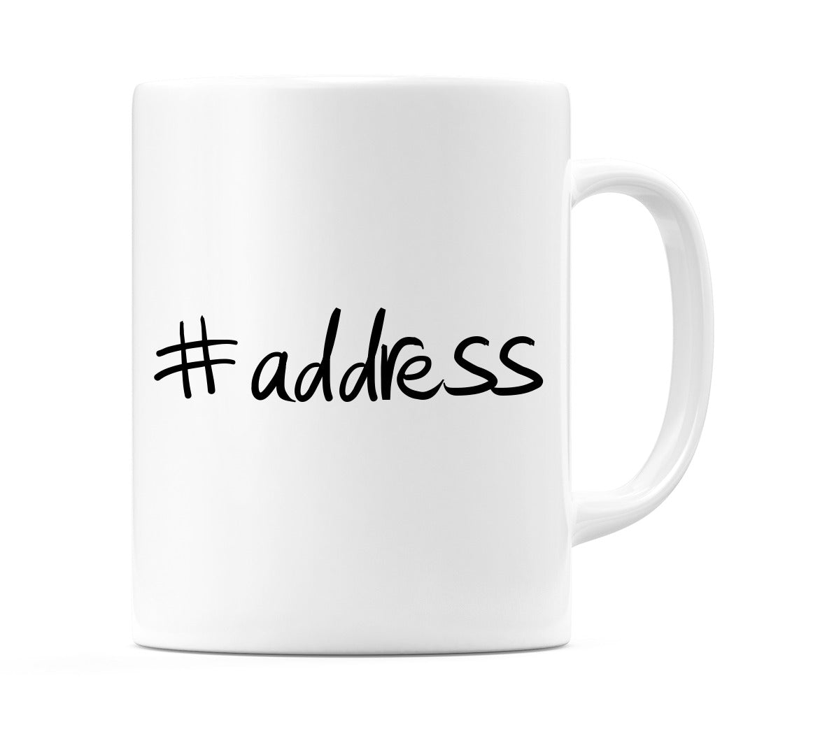 #address Mug