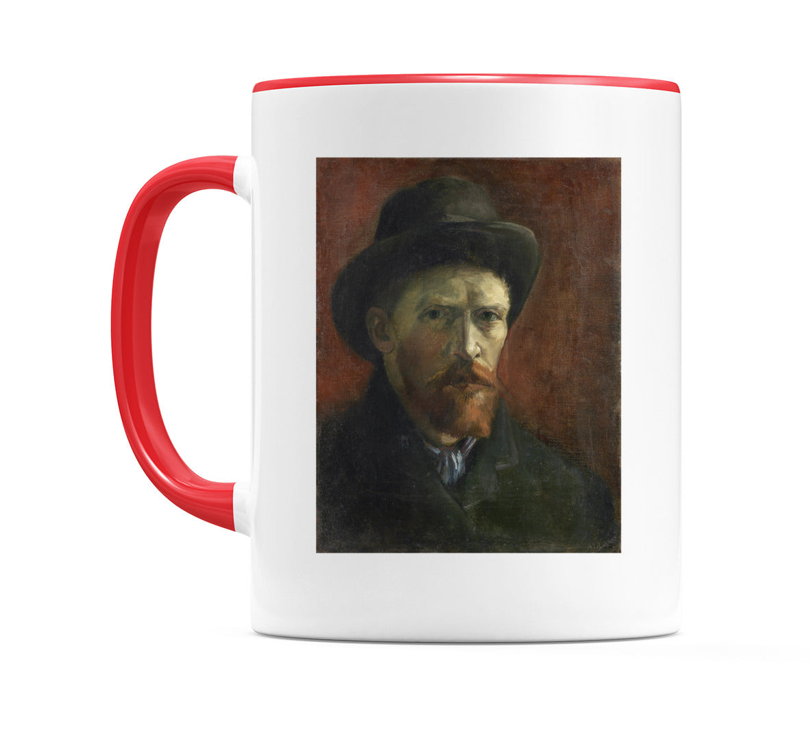 Self Portrait with Dark Felt Hat (1886) Mug
