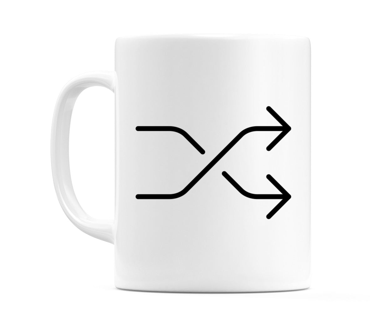Shuffle Tracks Button Emoji Mug