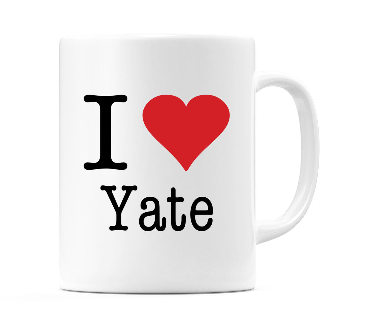I Love Yate Mug