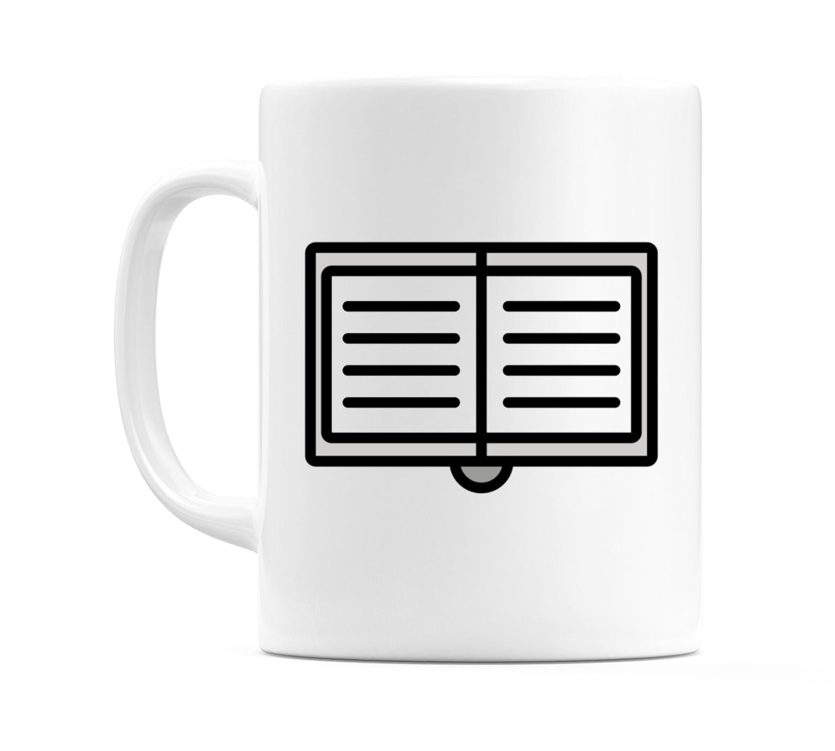 Open Book Emoji Mug