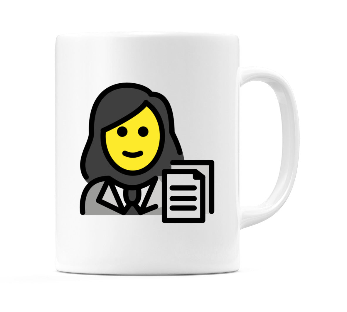 Female Office Worker Emoji Mug