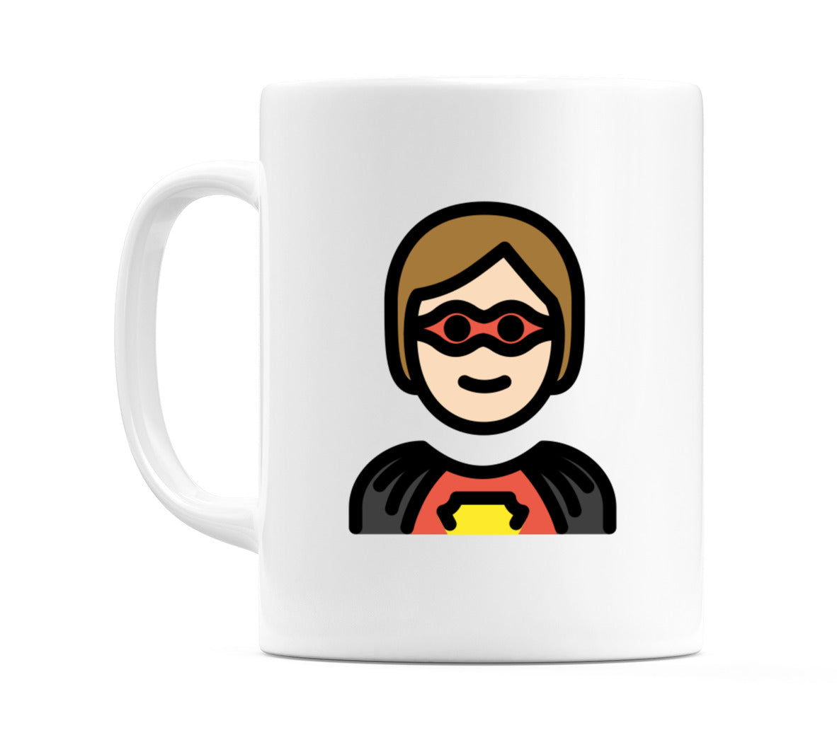 Superhero: Light Skin Tone Emoji Mug