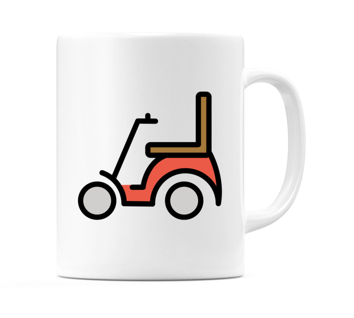 Motorized Wheelchair Emoji Mug
