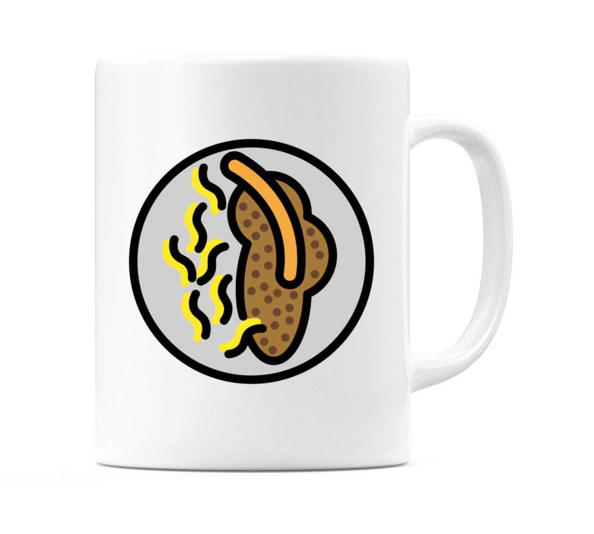 Lentils With Spaetzle Emoji Mug