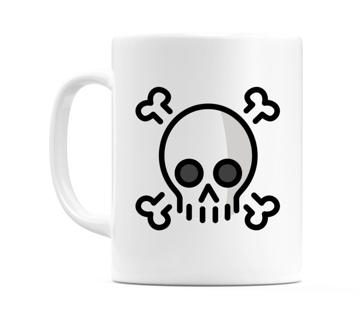 Skull And Crossbones Emoji Mug