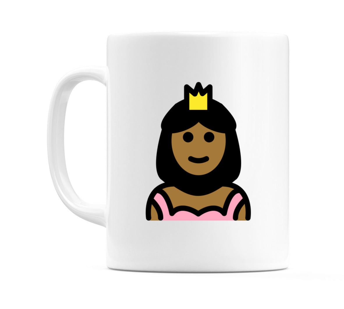 Princess: Medium-Dark Skin Tone Emoji Mug
