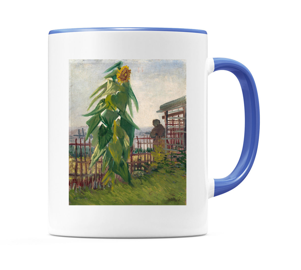 Allotment with Sunflower (1887) Mug