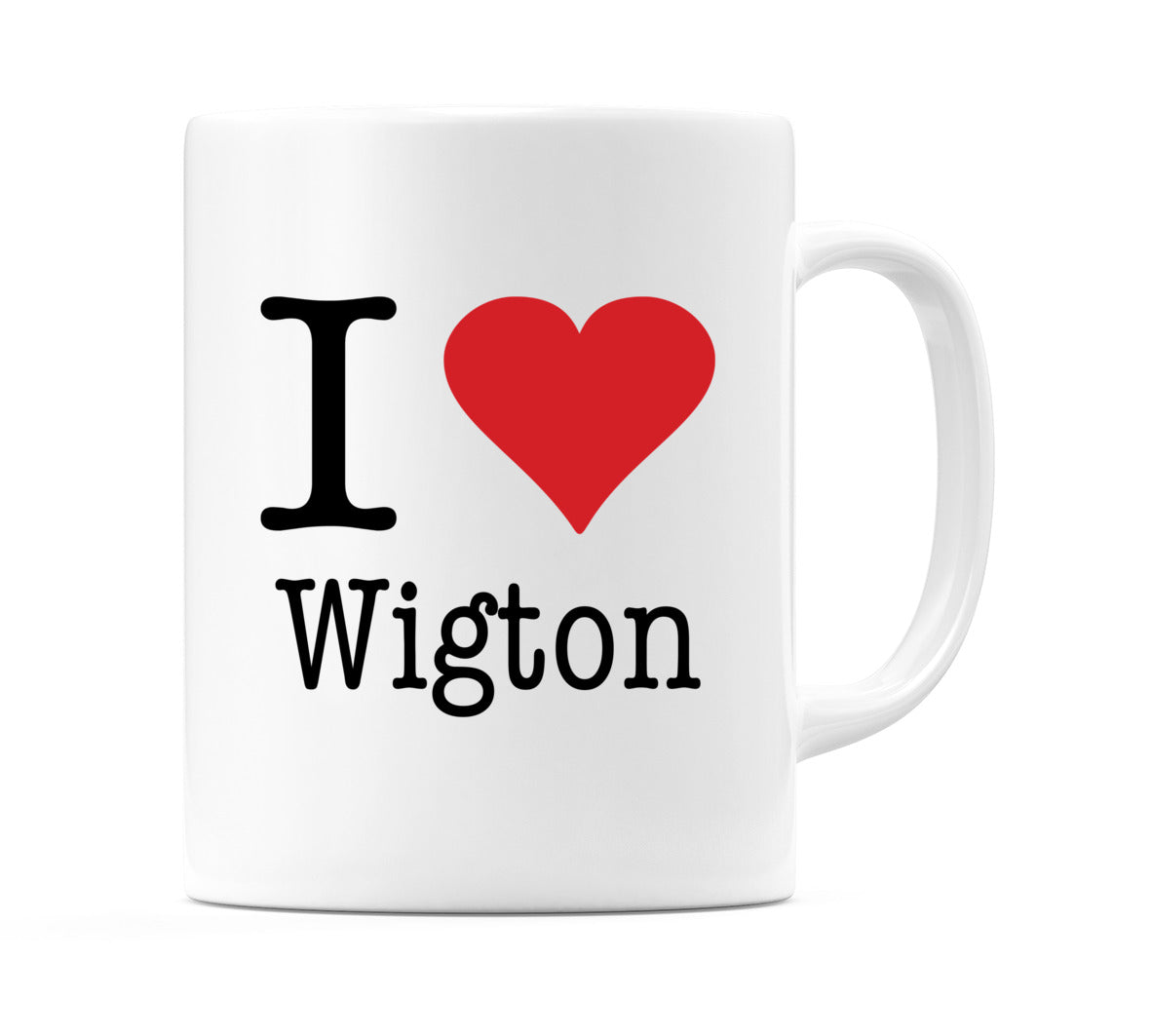 I Love Wigton Mug
