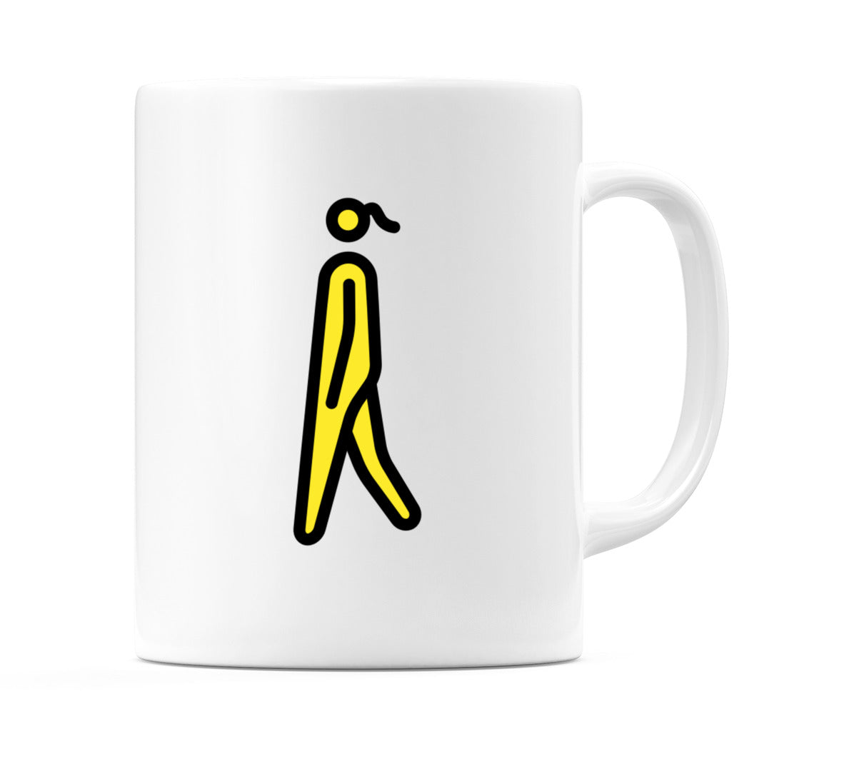 Female Walking Emoji Mug