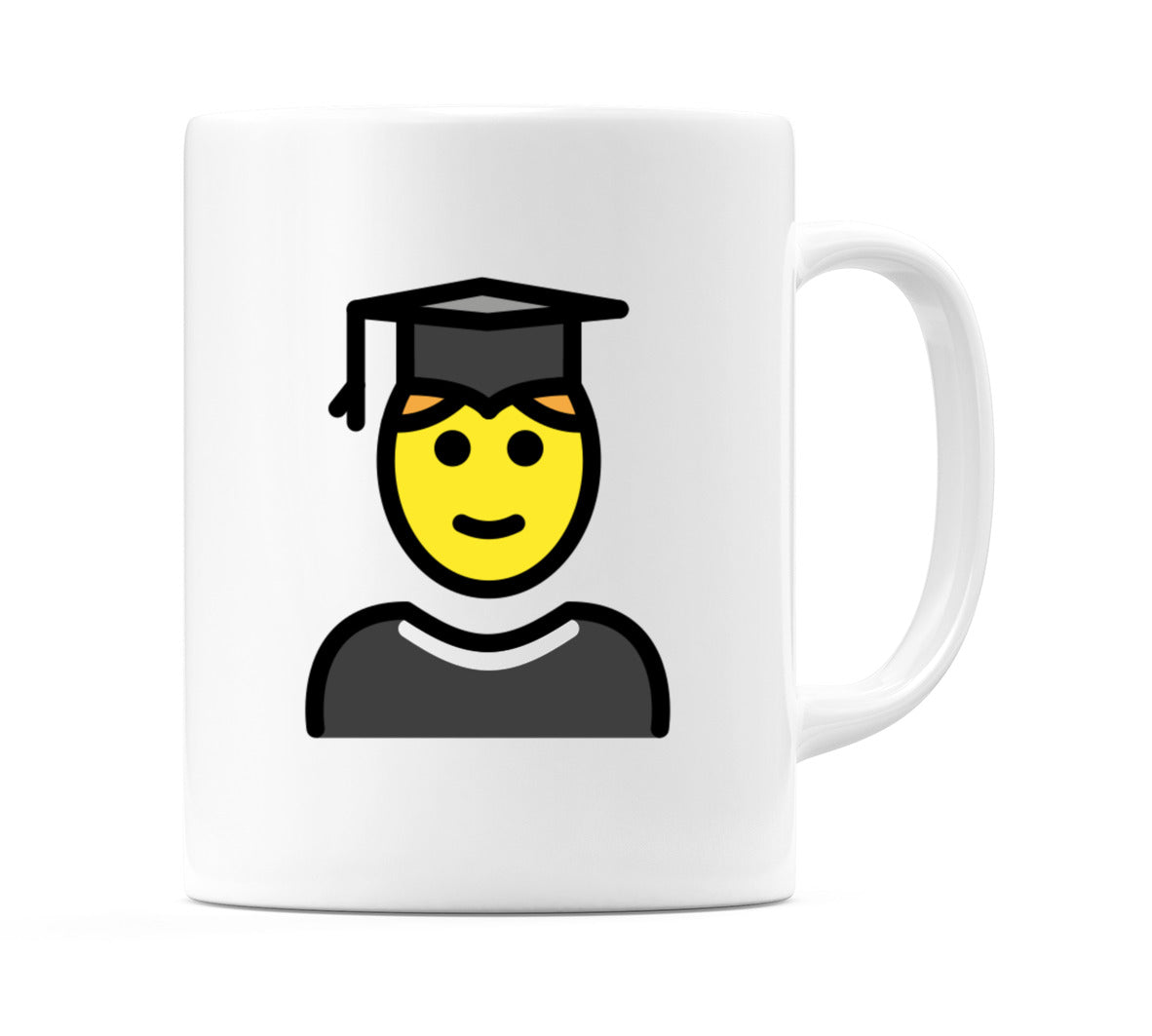 Male Student Emoji Mug