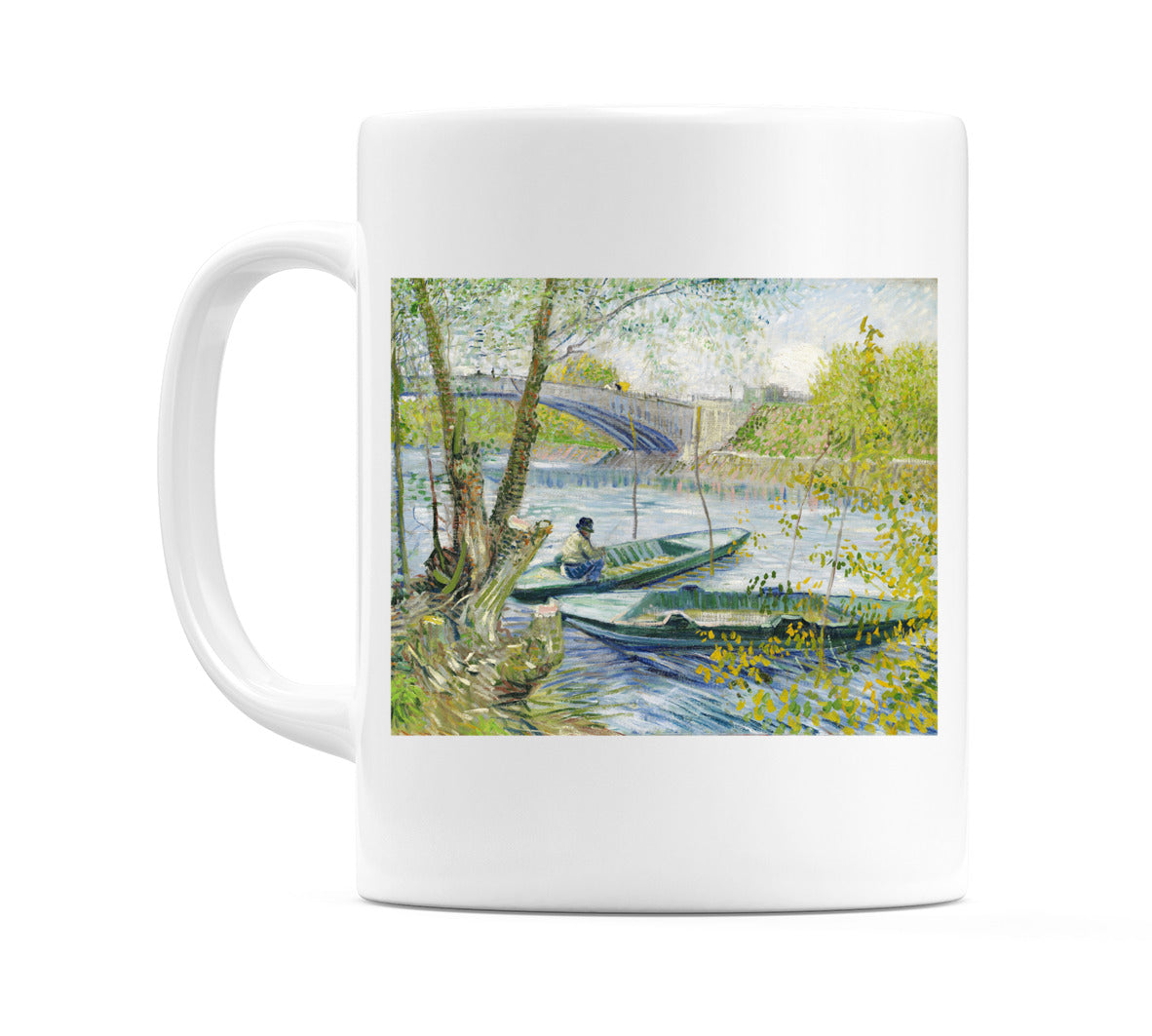 Fishing in Spring, the Pont de Clichy (1887) Mug