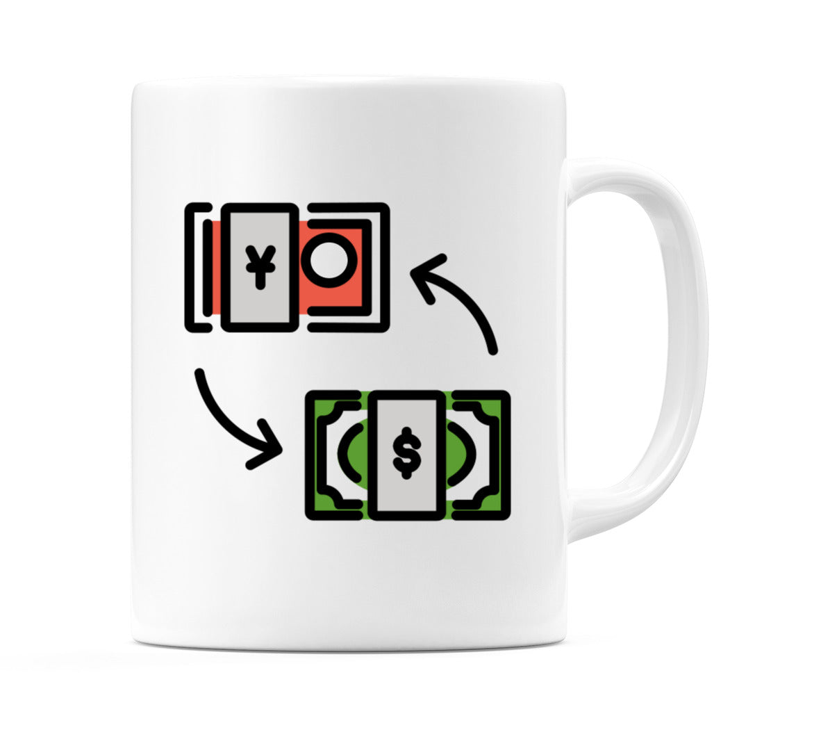Currency Exchange Emoji Mug