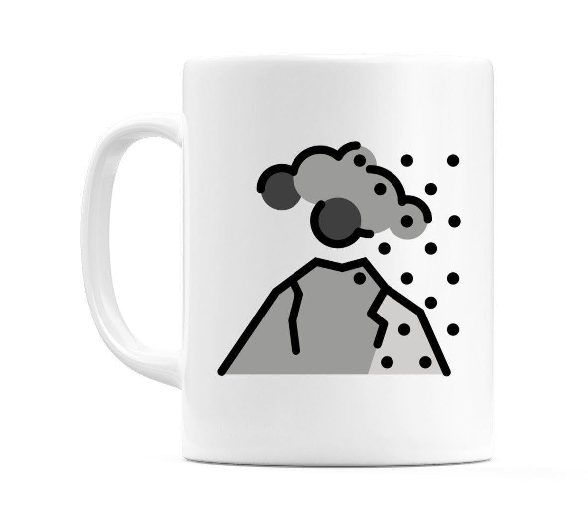Volcano Ashes Emoji Mug