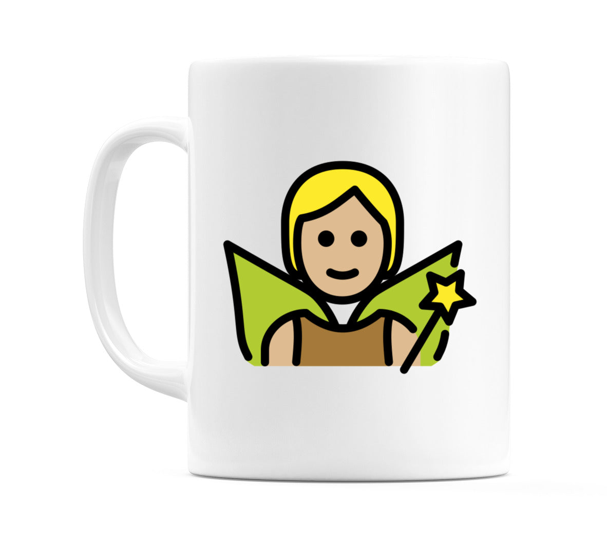 Fairy: Medium-Light Skin Tone Emoji Mug
