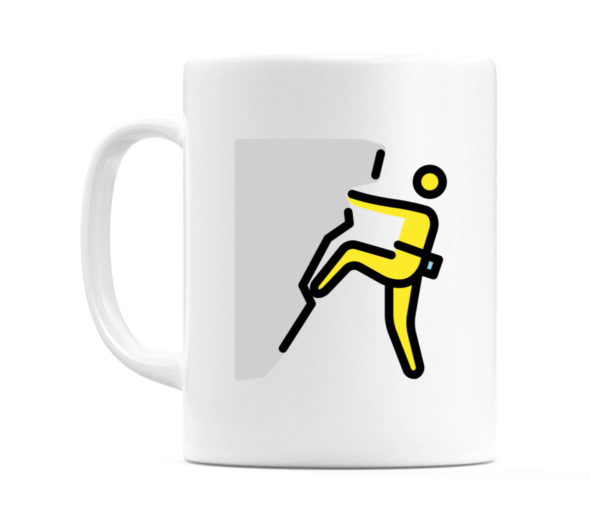 Male Climbing Emoji Mug