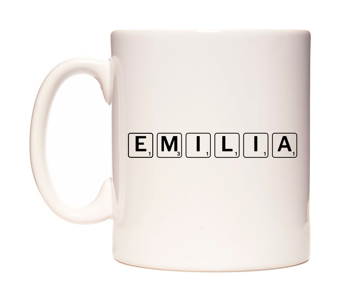 Emilia - Scrabble Themed Mug