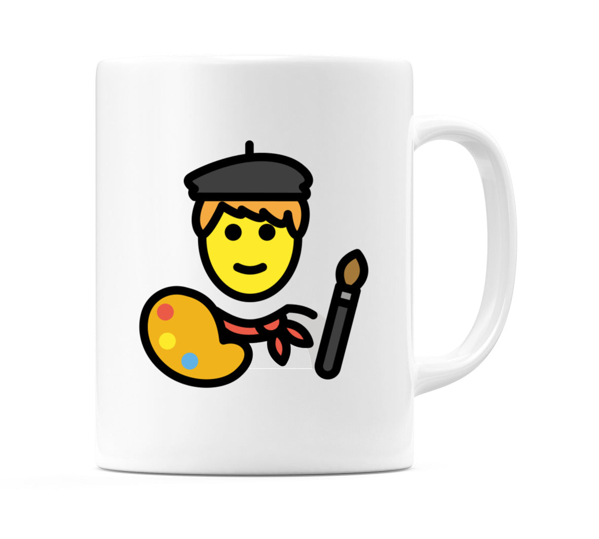 Male Artist Emoji Mug