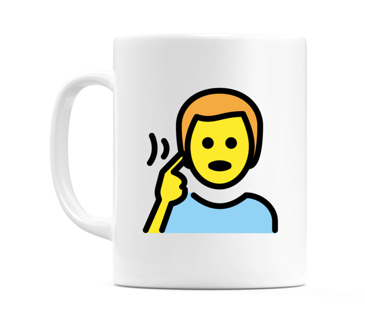 Deaf Male Emoji Mug