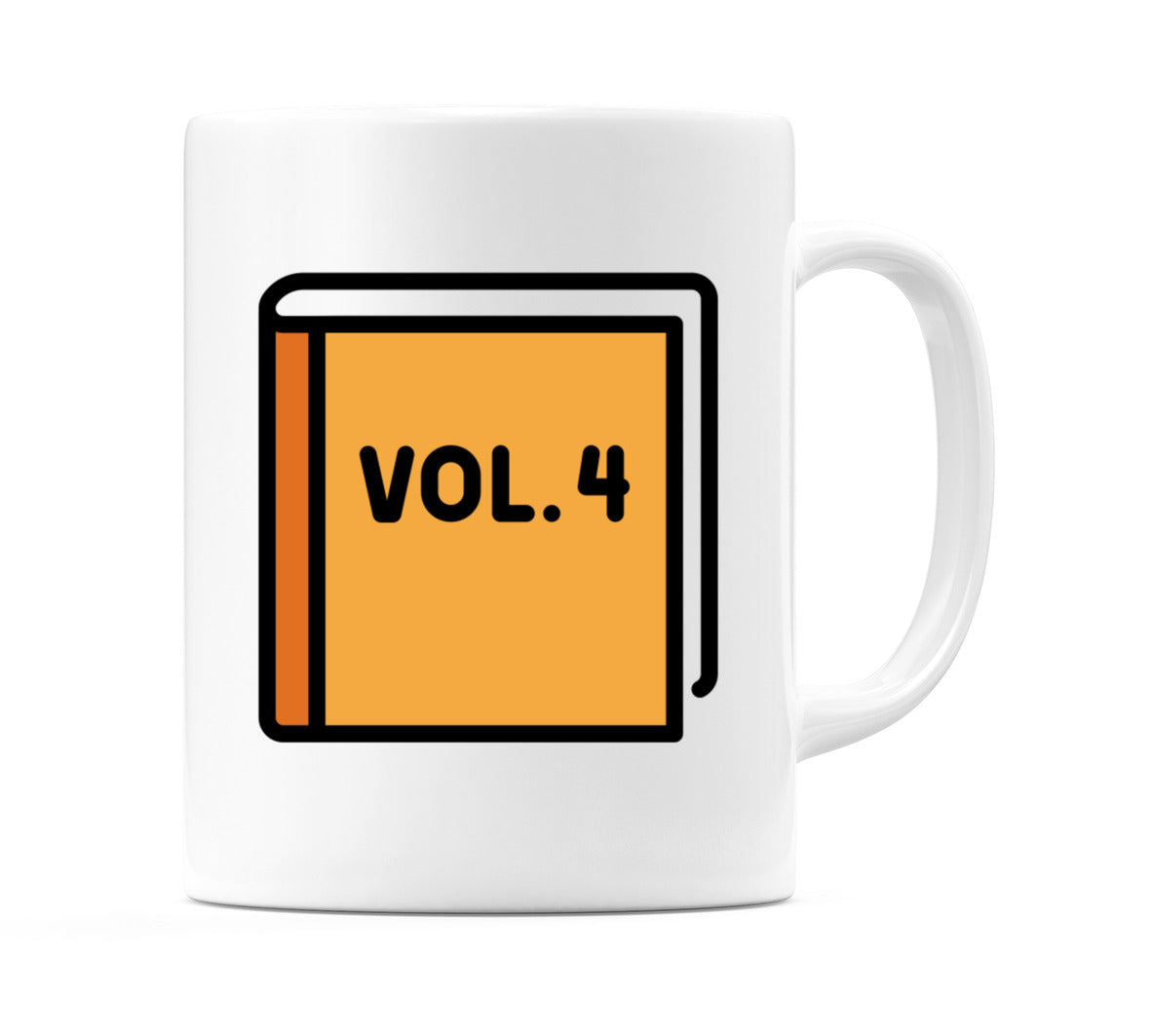 Orange Book Emoji Mug