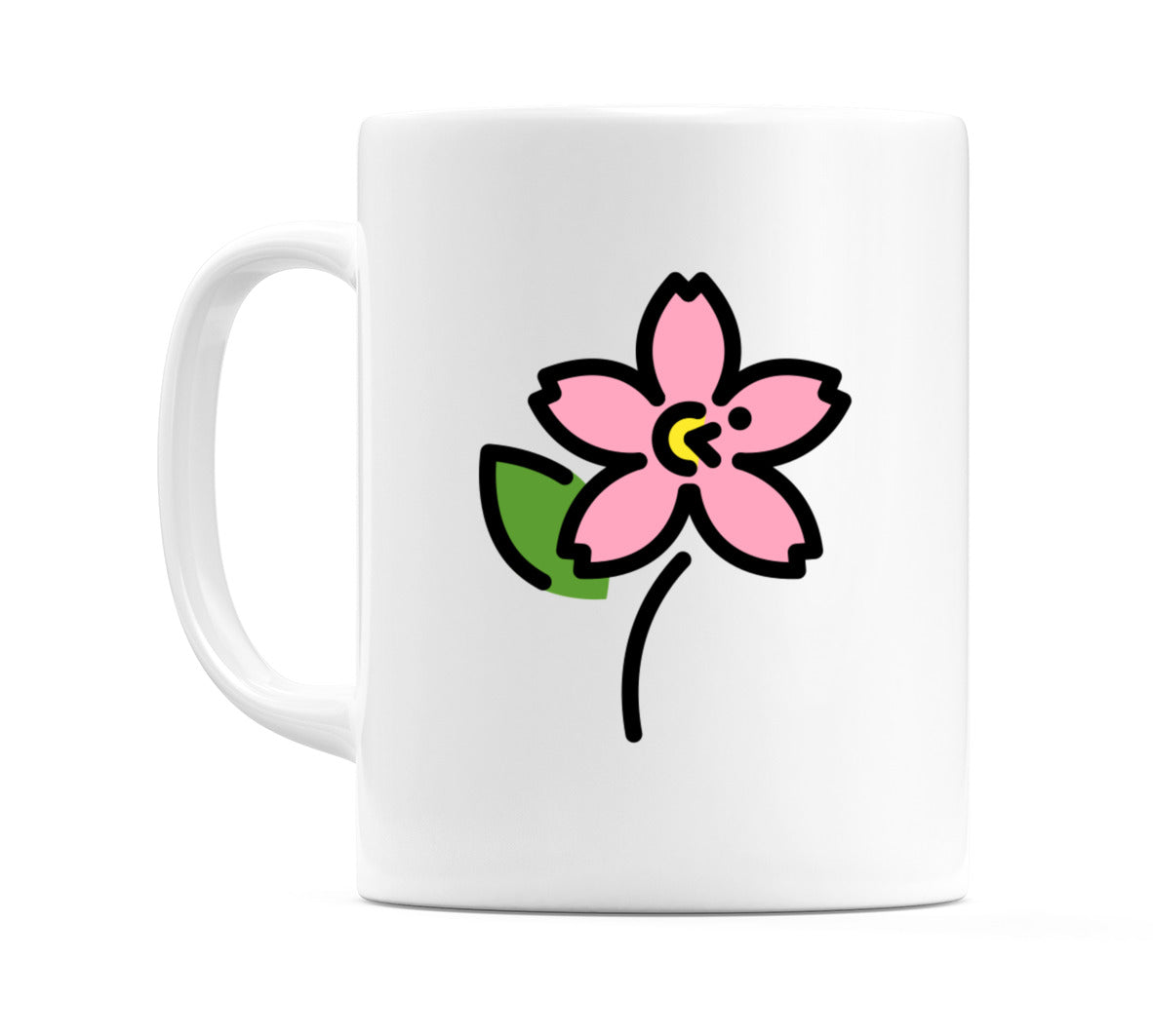 Cherry Blossom Emoji Mug