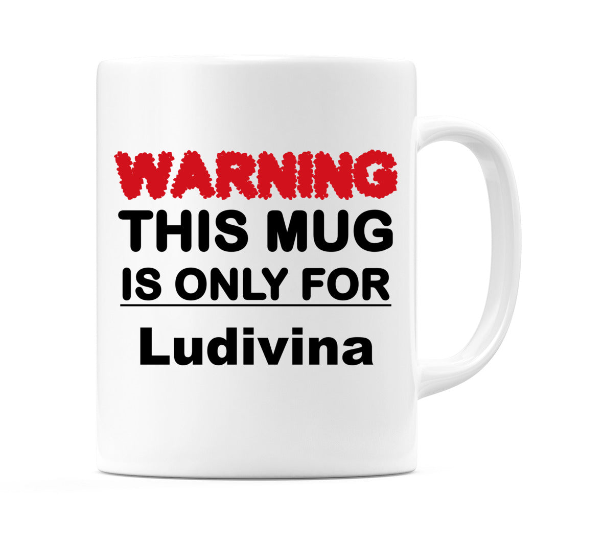 Warning This Mug is ONLY for Ludivina Mug
