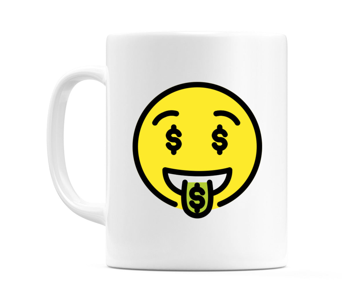 Money-Mouth Face Emoji Mug