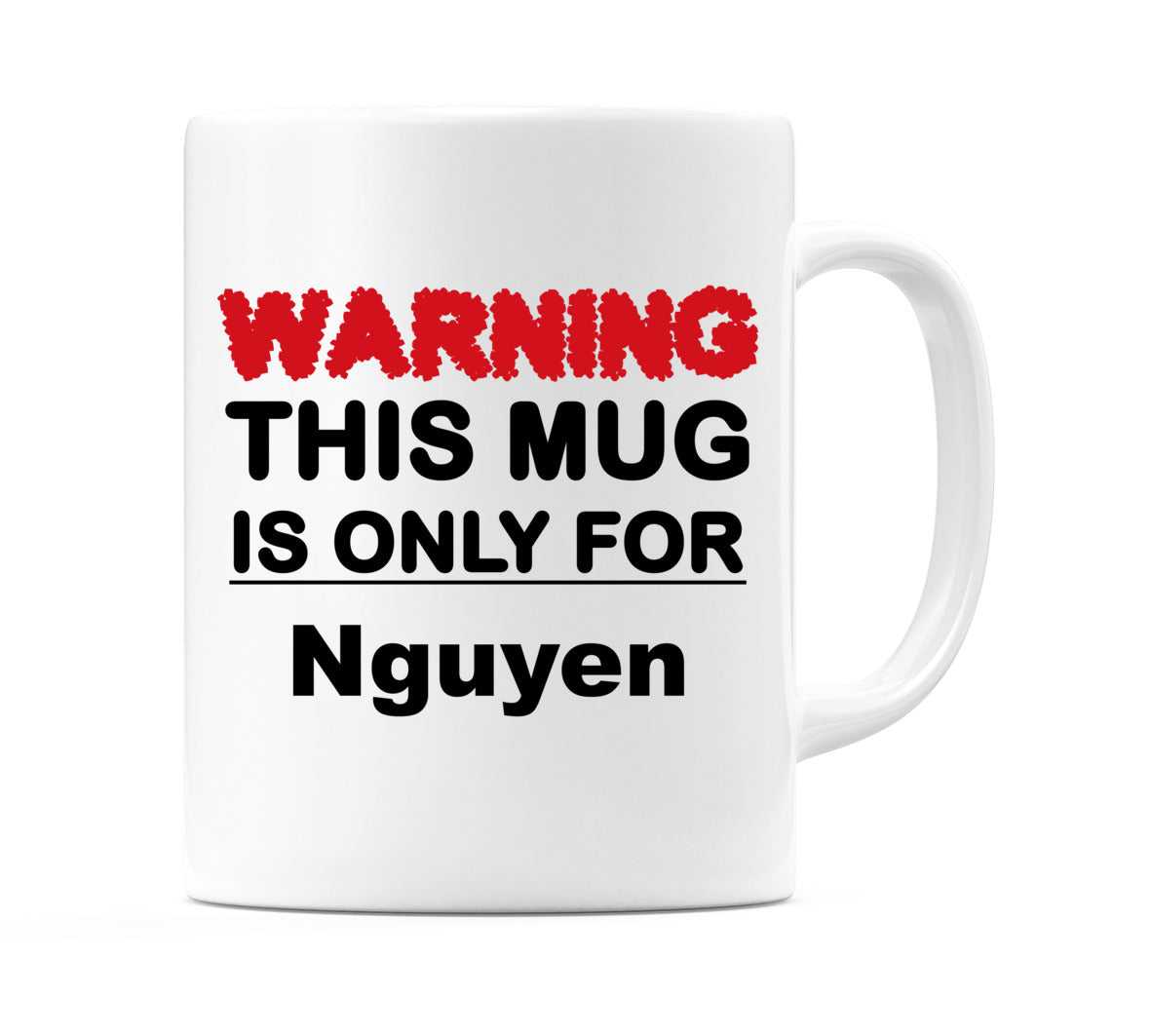 Warning This Mug is ONLY for Nguyen Mug