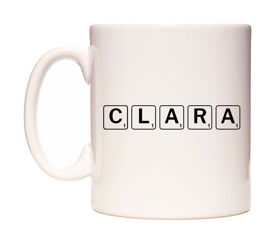 Clara - Scrabble Themed Mug