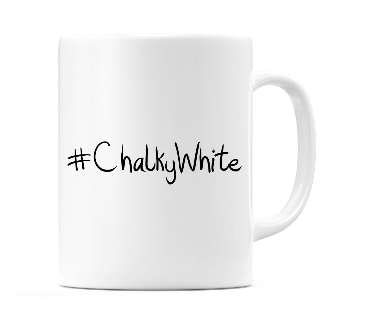 #ChalkyWhite Mug