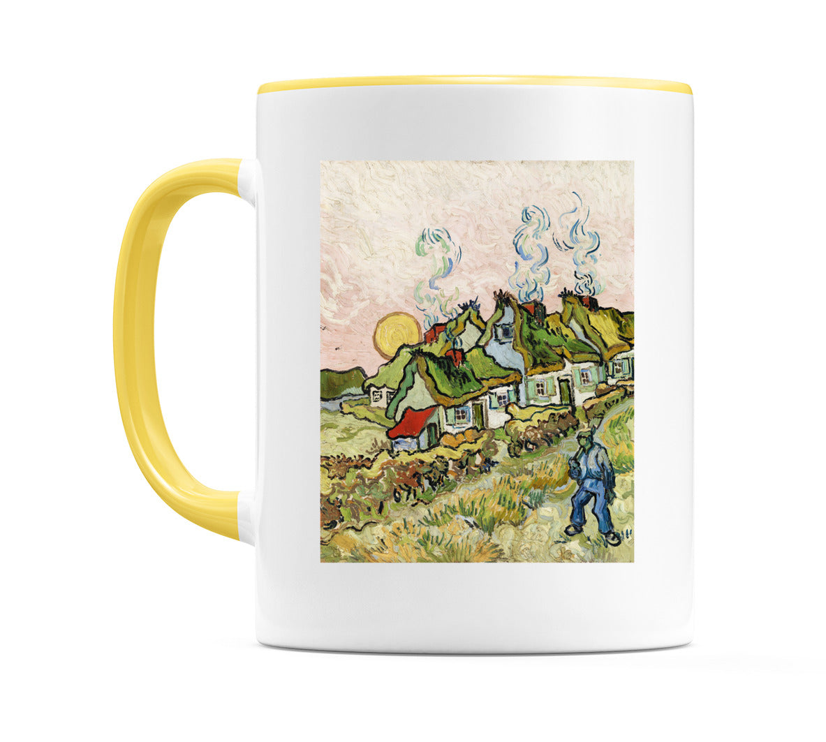 Houses and Figure (1890) Mug