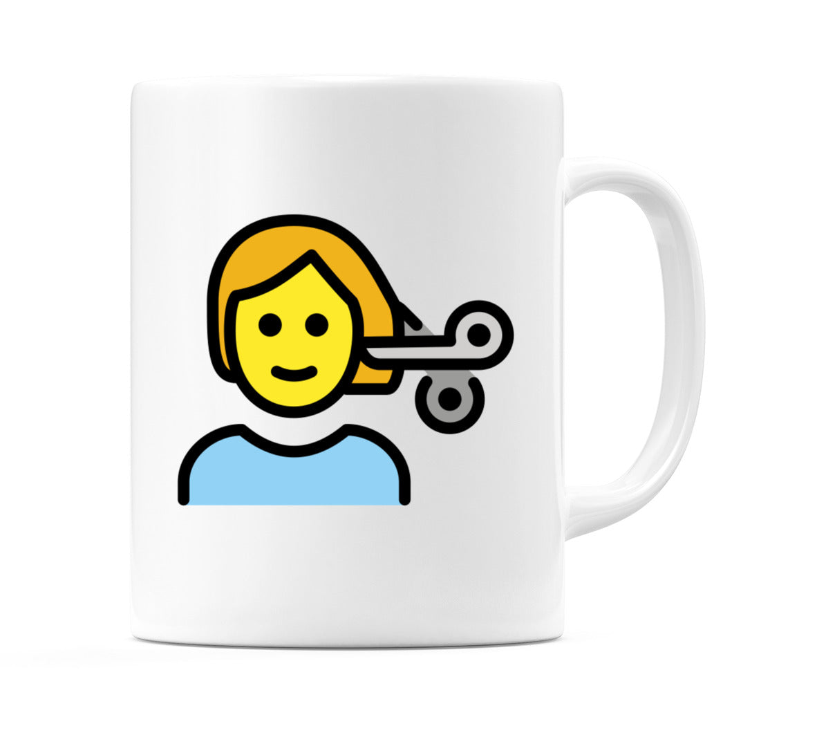 Person Getting Haircut Emoji Mug