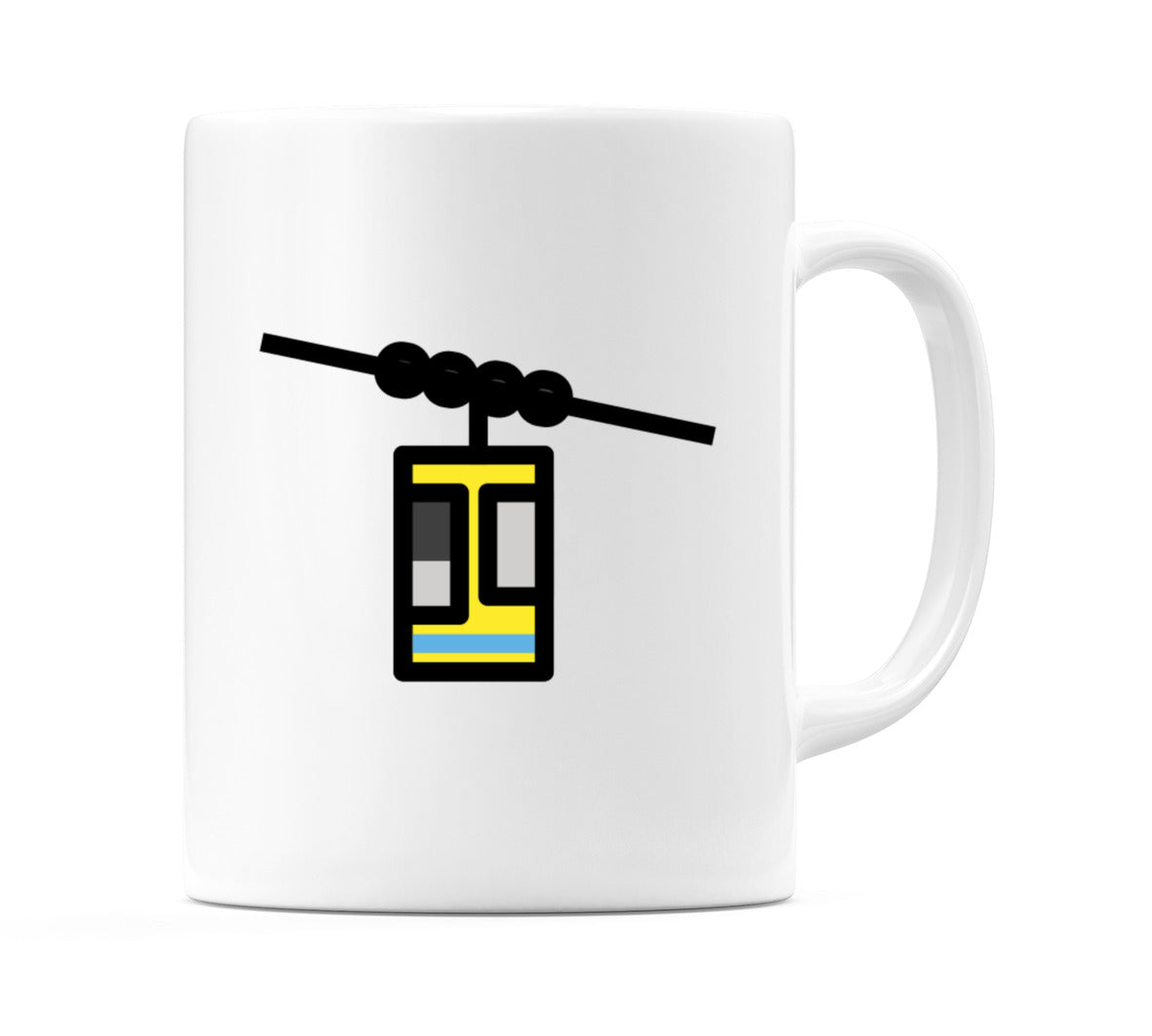Aerial Tramway Emoji Mug