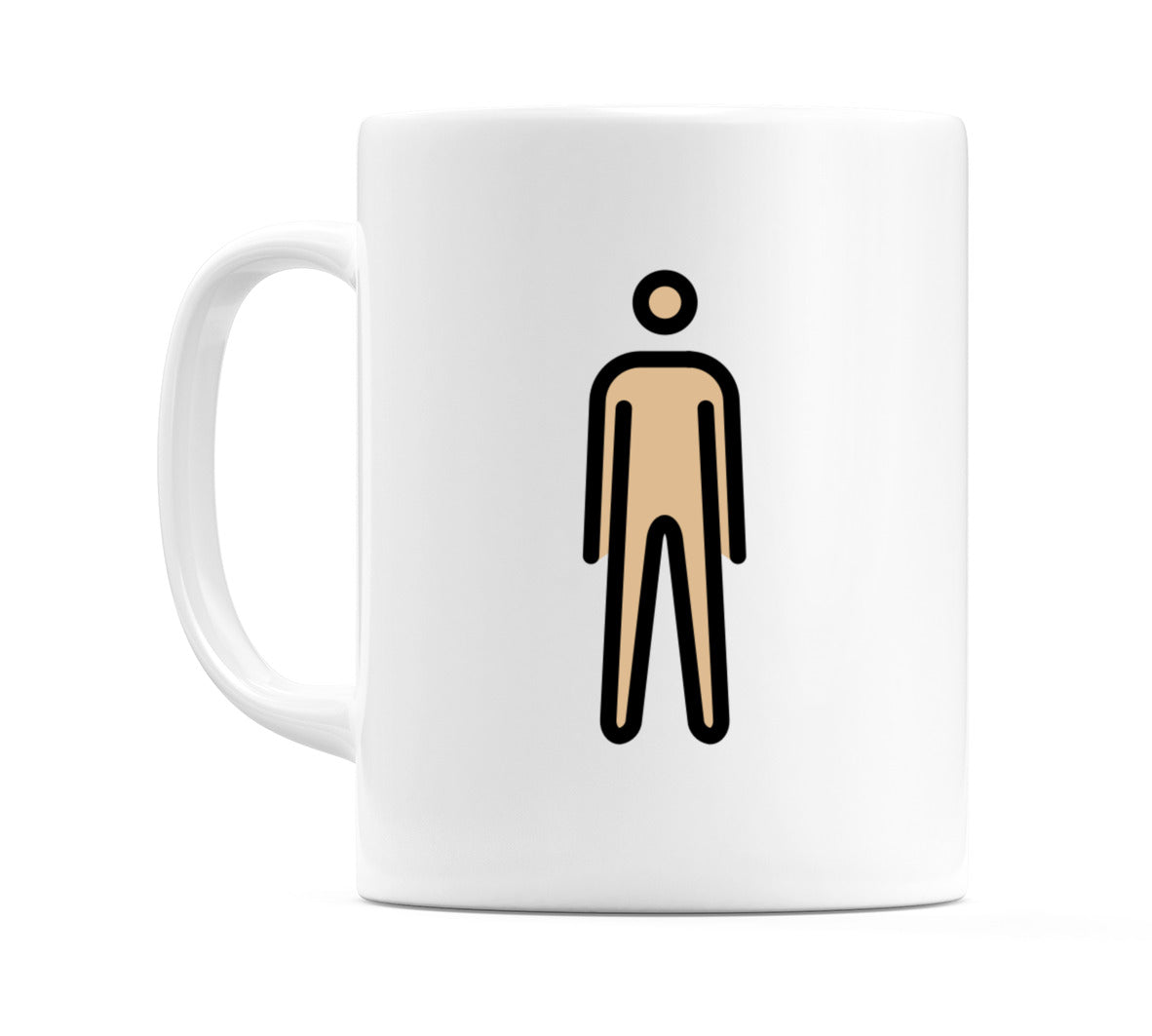 Person Standing: Medium-Light Skin Tone Emoji Mug