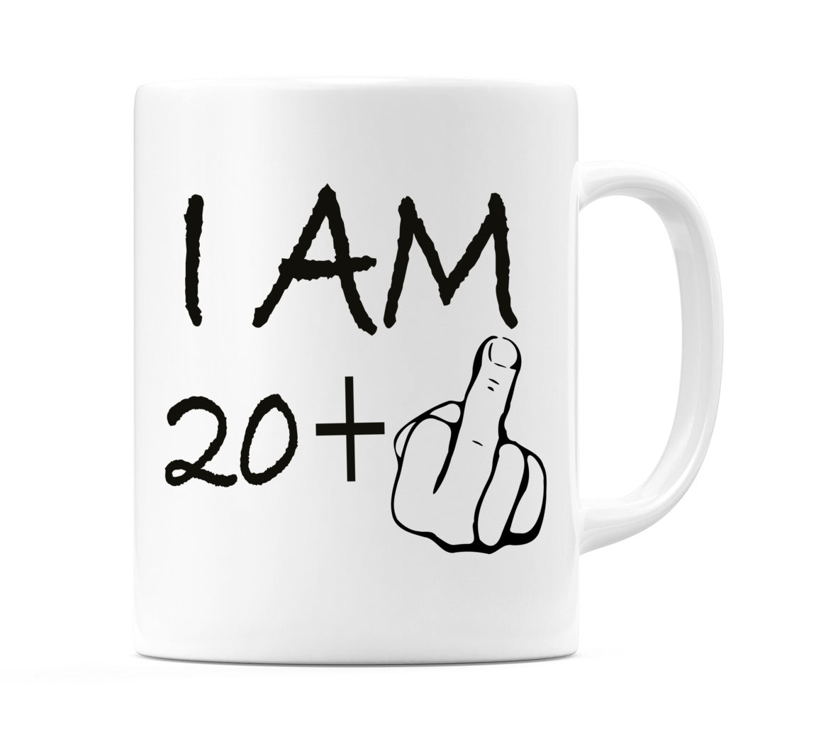 I AM 20 + 1 (Middle Finger) Mug