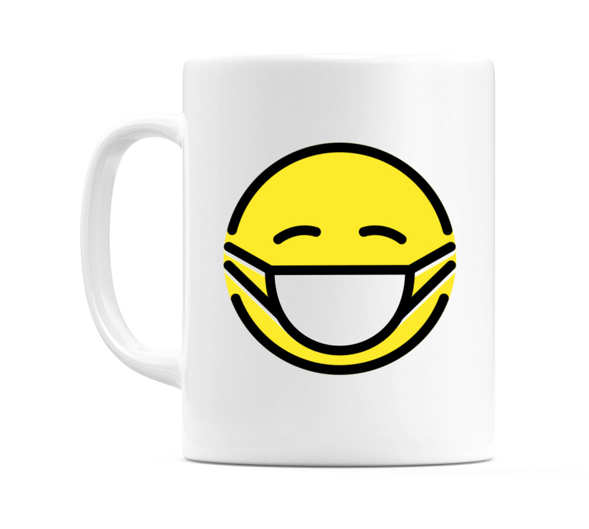Face With Medical Mask Emoji Mug