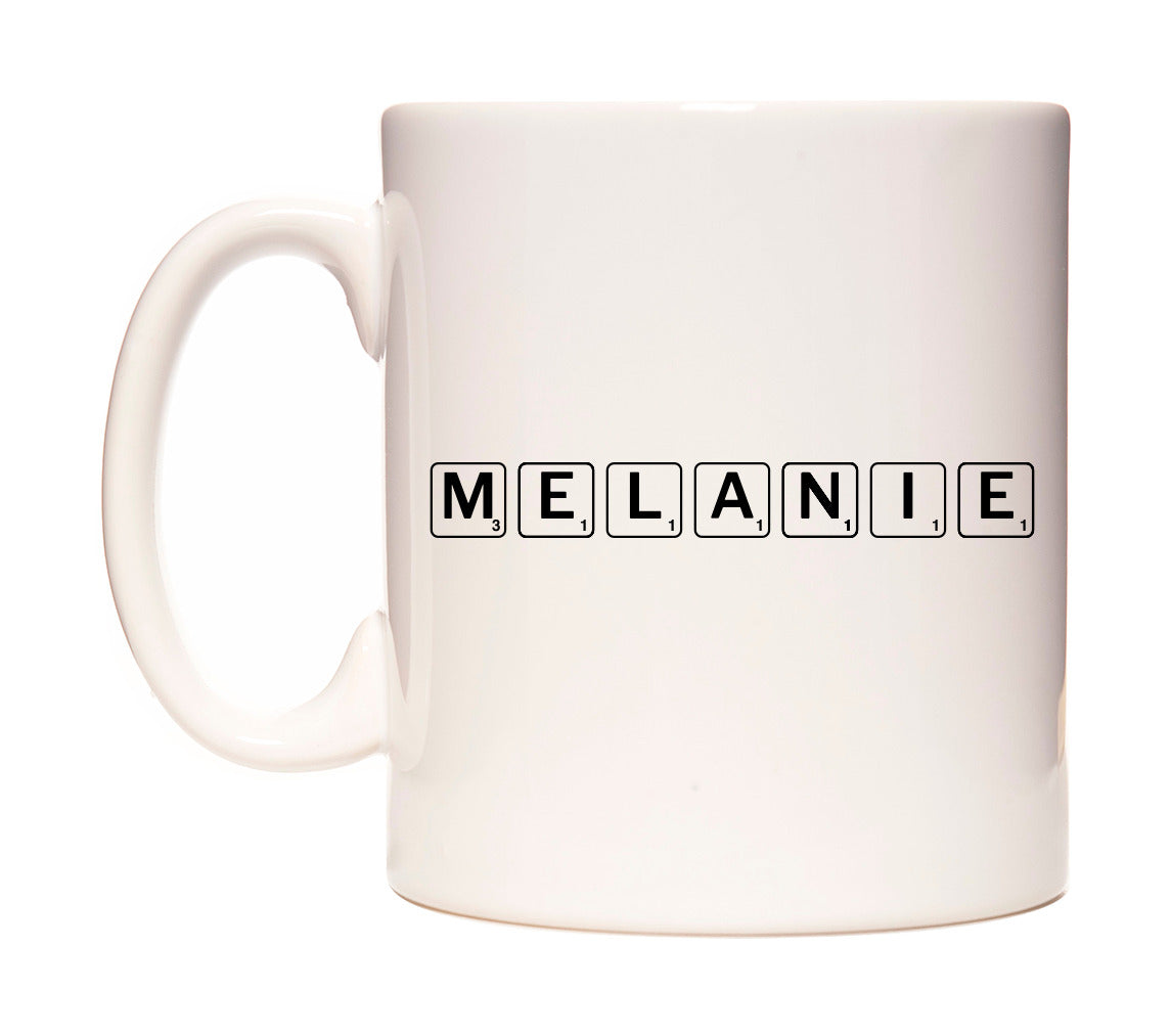 Melanie - Scrabble Themed Mug
