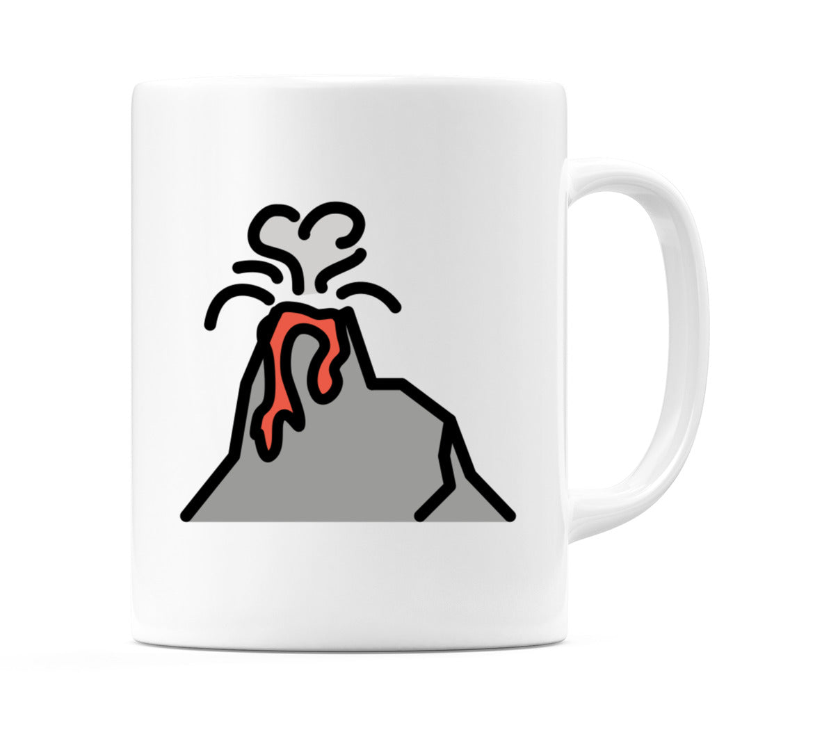 Volcano Emoji Mug