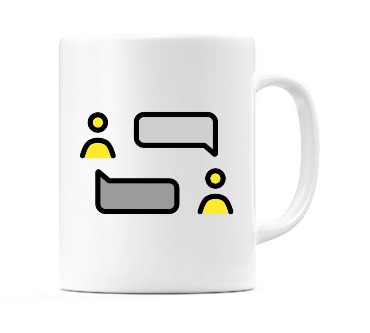 People Dialogue Emoji Mug