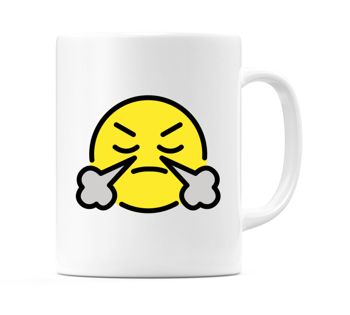 Face With Steam From Nose Emoji Mug