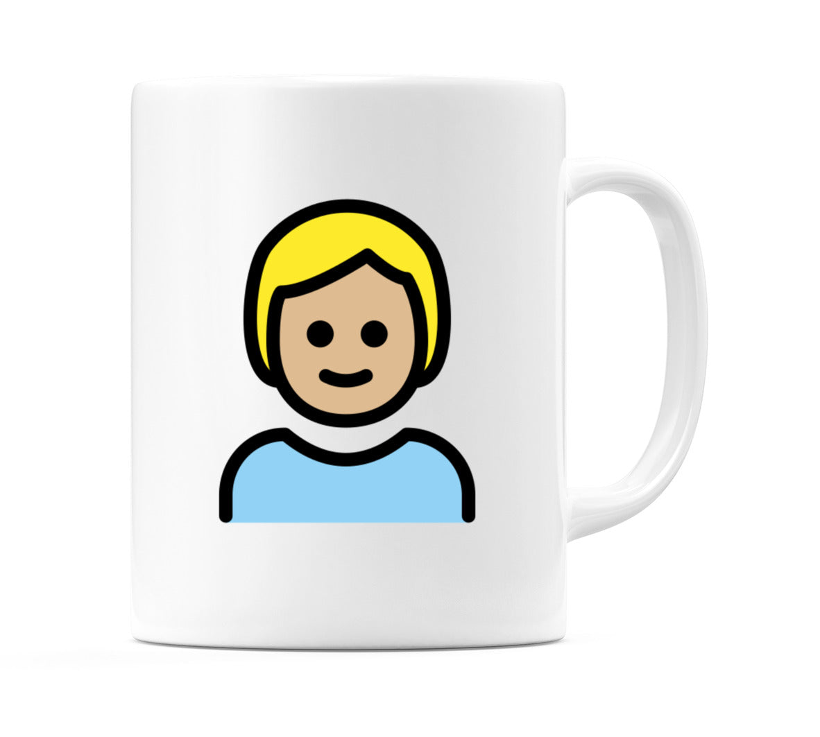 Child: Medium-Light Skin Tone Emoji Mug