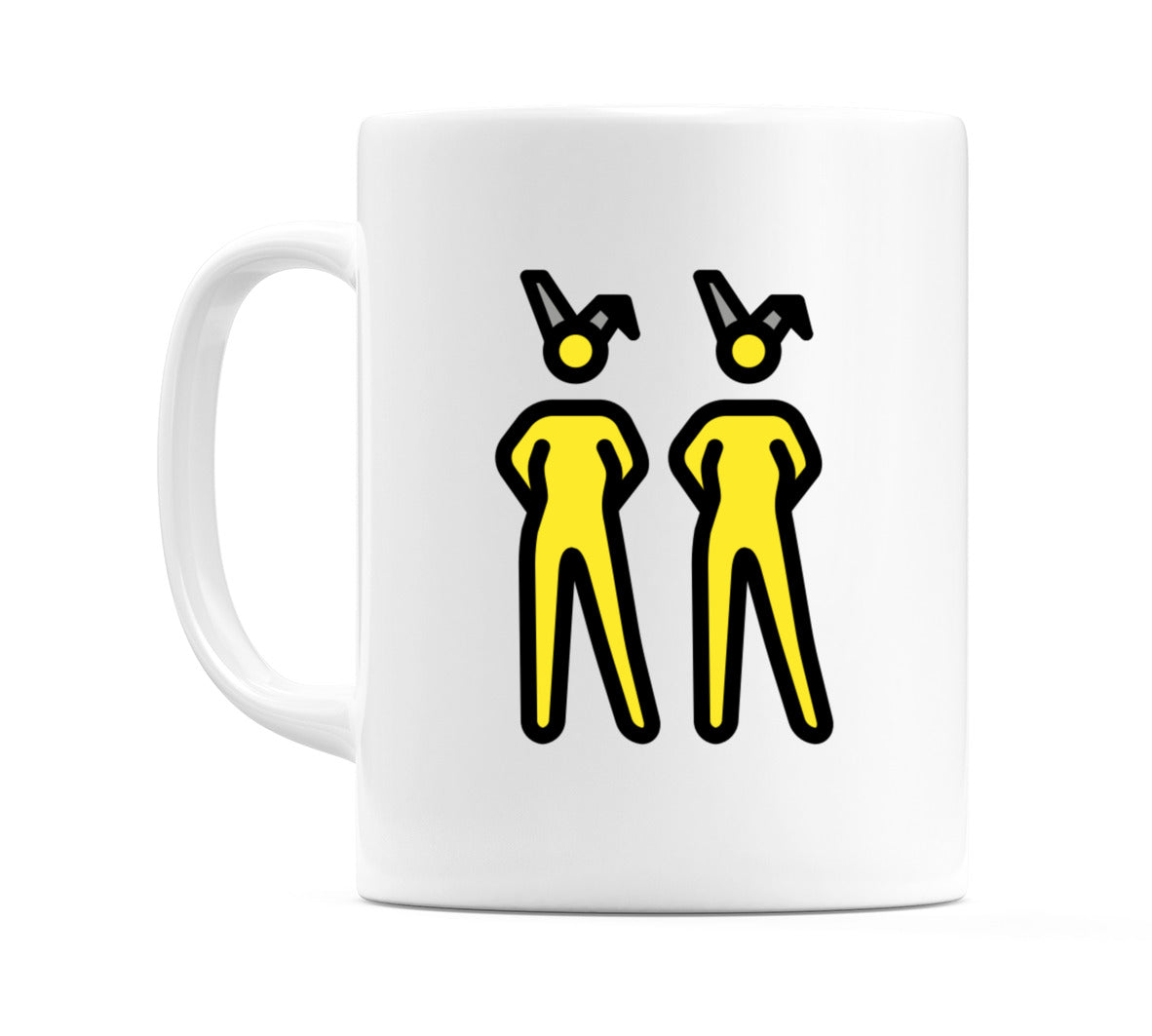 Females With Bunny Ears Emoji Mug